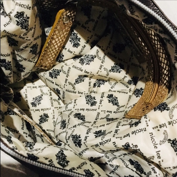 NICOLE LEE ••• Animal Print Shoulder Hobo - Picture 4 of 5